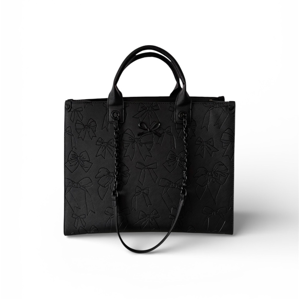Betsey Johnson Black Tote Bag